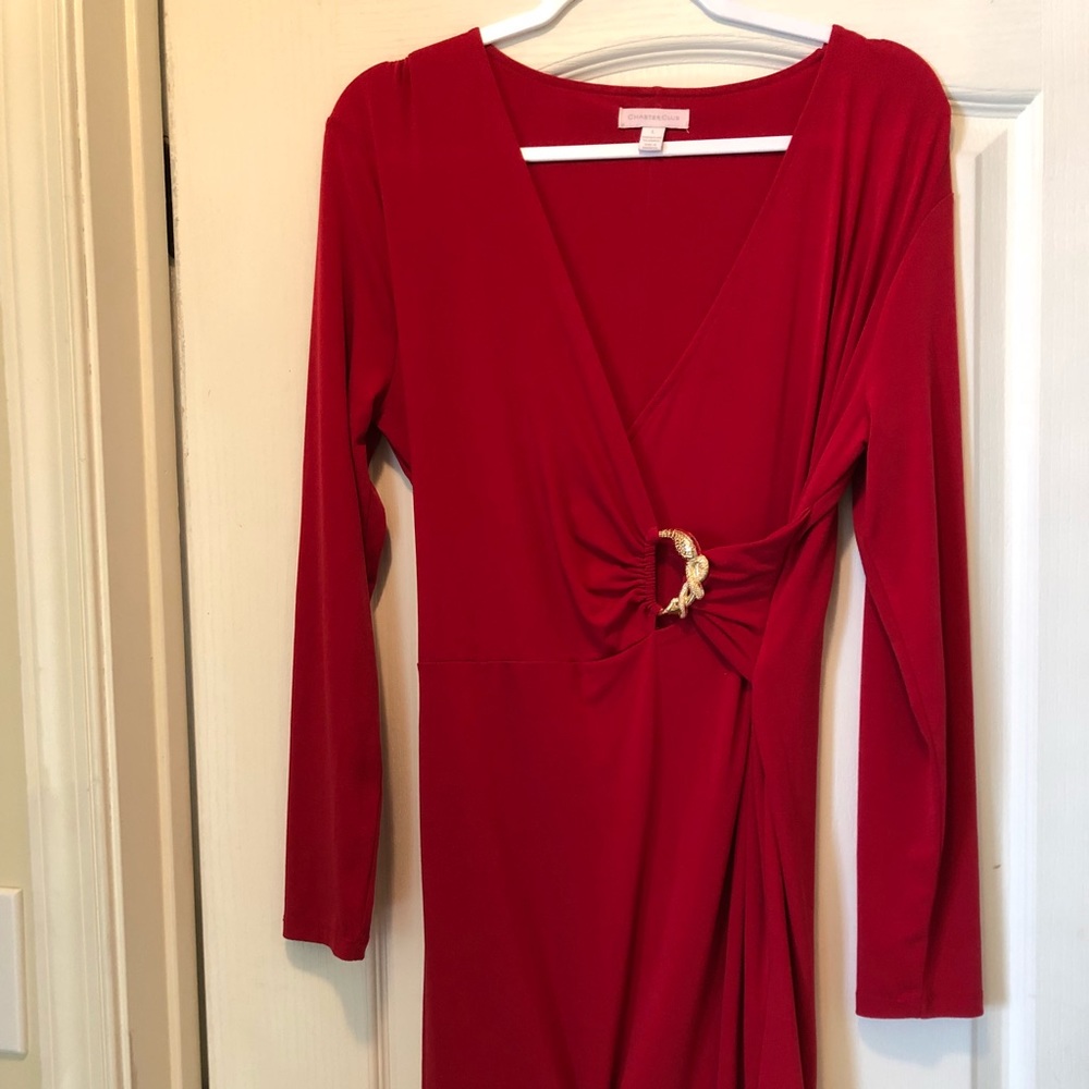 3/$23 Charter Club Red Dress Large